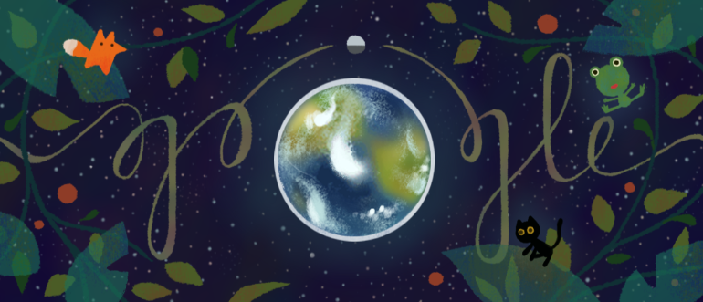 محرك بحث جوجل يحتفل بيوم الأرض