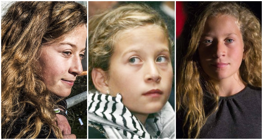 إثنا عشر تهمة للفتاة الفلسطينية عهد التميمي