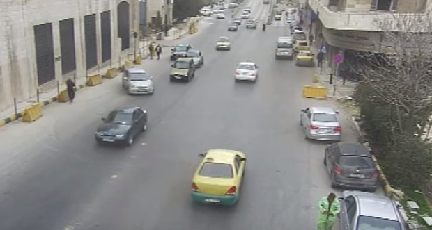 بالفيديو لحظة حدوث حادث مروع في عمّان