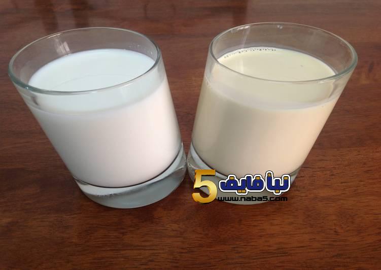 الفرق بين الحليب المبخر والحليب المكثف