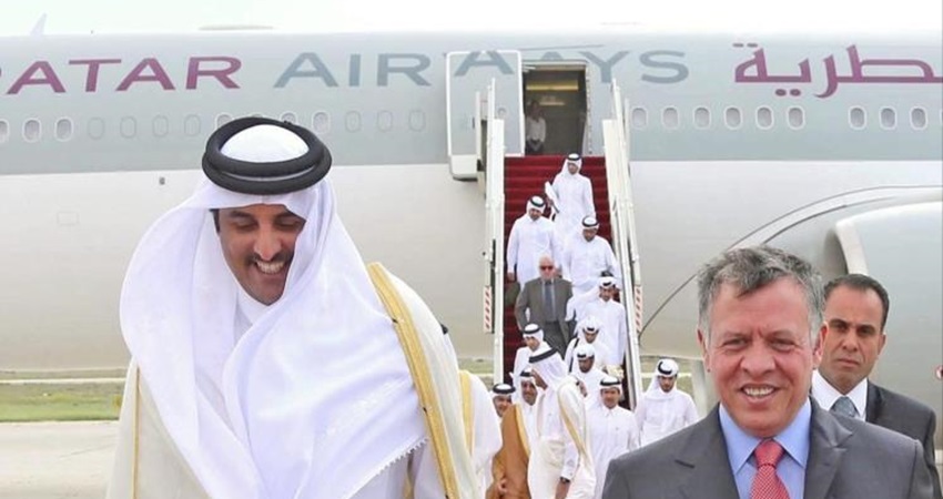 قطر تدعو الى دعم الاردن بعد استقالة الملقي