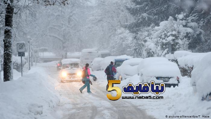 من المتوقع هذة المناطق تشهد تراكماً للثلوج