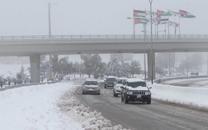 تفاصيل وتطورات العاصفة الثلجية القادمة إلى الأردن