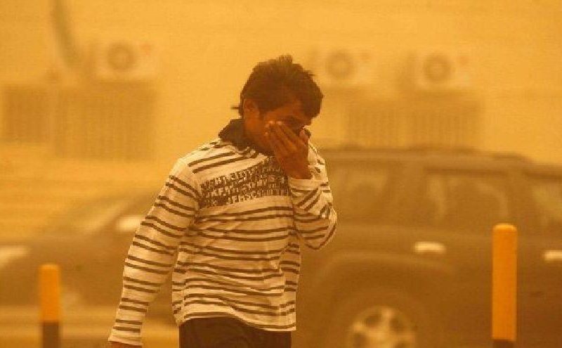 تحذر إدارة الأرصاد الجوية:تدني مدى الرؤية بسبب الغبار بالأردن