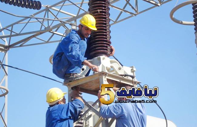 فصل التيار الكهربائي عن بعض المناطق في إربد