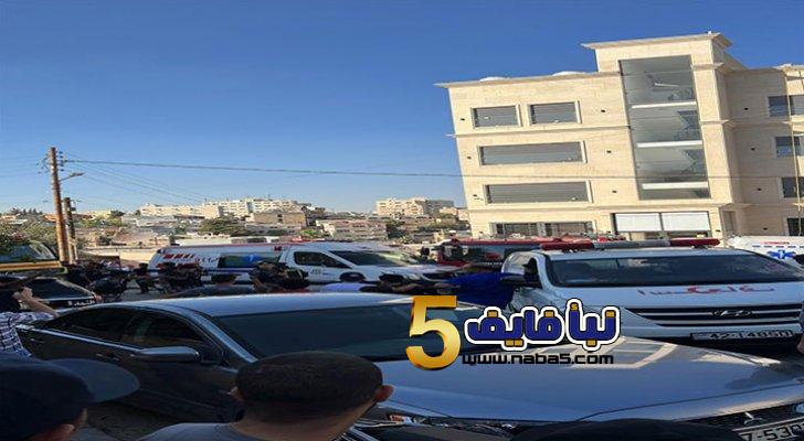 عاجل/الأمن يتعامل مع انهيار عمارة في منطقة جبل اللويبدة