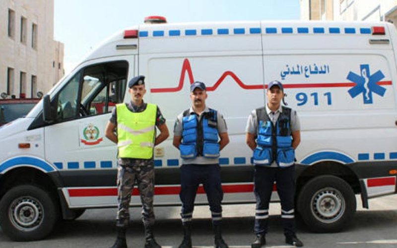 إصابة 40 شخص لحادث تصادم مركبات في الكرك