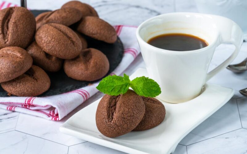 بسكوت القهوه السريعه الذوبان