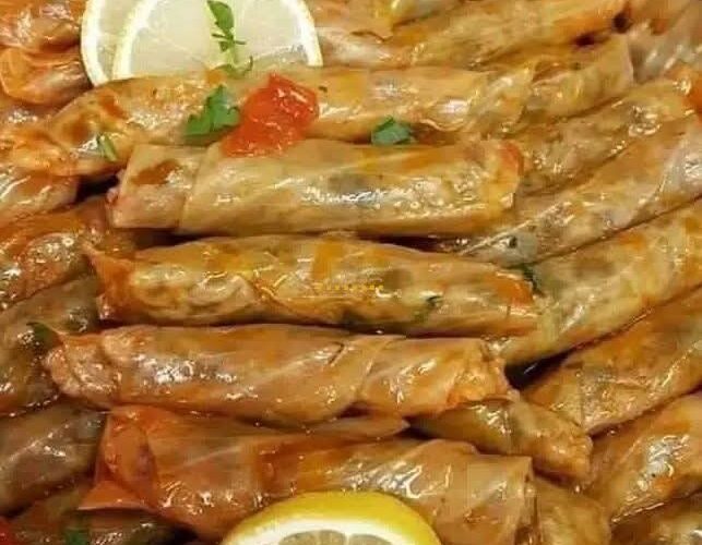 طريقه عمل محشي الكرنب( الملفوف)