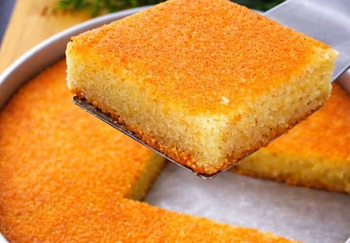 بسبوسة العشر دقايق أنجح وأسهل طريقة لعمل البسبوسة 