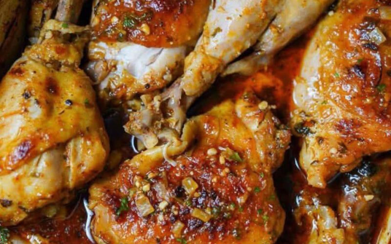 دجاج مشوي بتتبيلة مميزة للدجاج