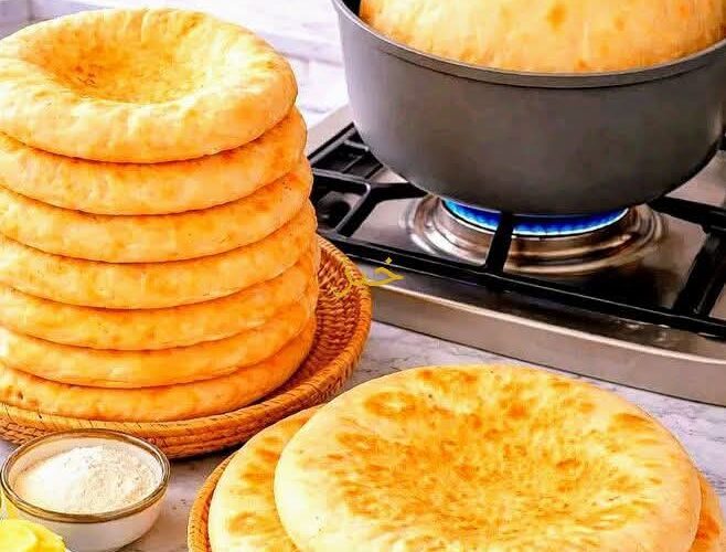 خبز الحلة المنفوخ الطري 
