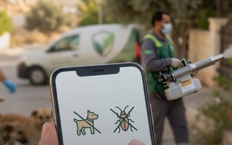 أمانة عمان” تتيح خدمة إلكترونية مجانية لمكافحة الحشرات والكلاب الضالة